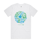 One Planet - Organic Unisex Tee White